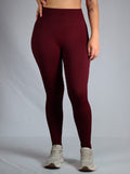 leggings burdeos