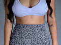 Short gris leopardo